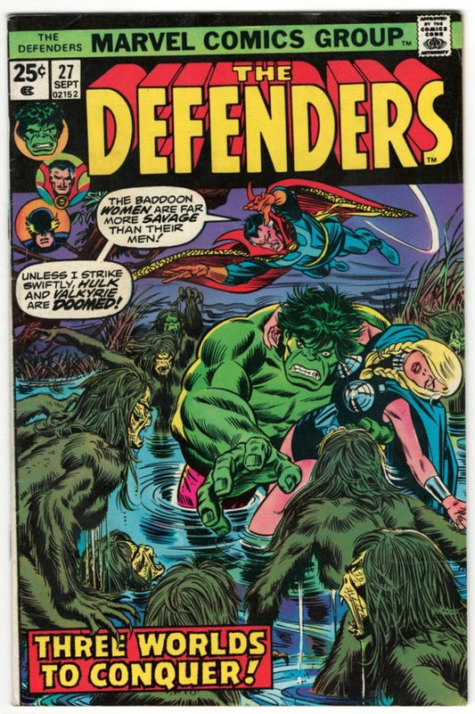 The Defenders #27 : Marvel : 1975 : 1st Cameo Appearance of Starhawk
