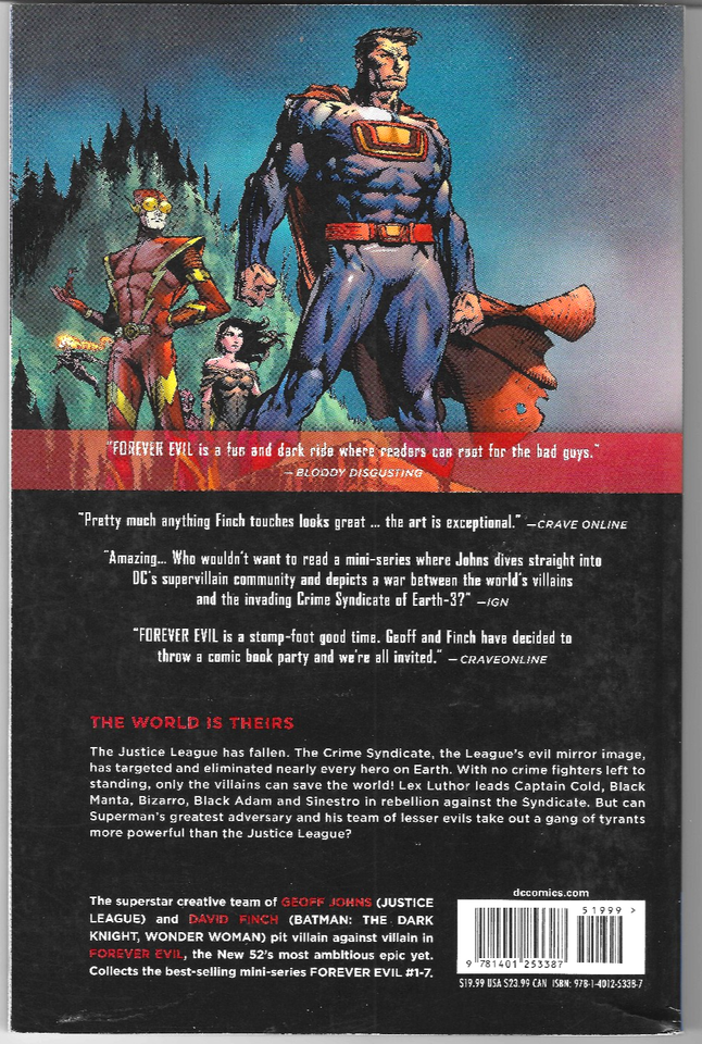 Forever Evil -Trade Paperback (TPB) : DC Comics : 2014 : Reprints#1-7