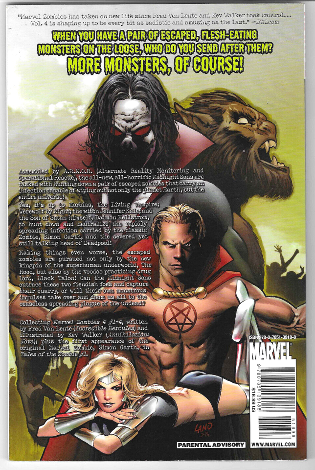 Marvel Zombies 4 : TPB : MARVEL : 2010 :