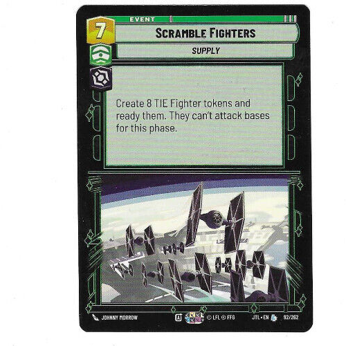 Scramble Fighters * Jump To Lightspeed * 92/262 * Star Wars Unlimited