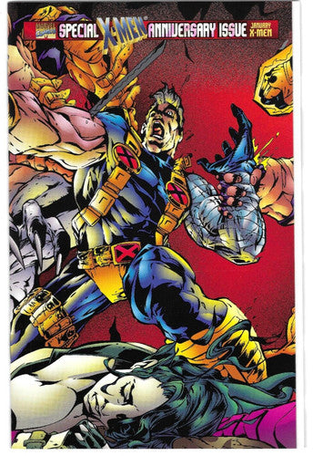 X-Force #50 : 1996 : MARVEL : Foil Enhanced Pollina Cover : VF/NM