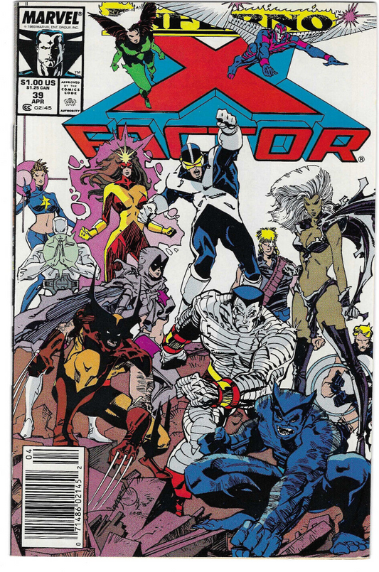 X-Factor #39 : MARVEL : 1989 : VF/NM : vs. Mr. Sinister