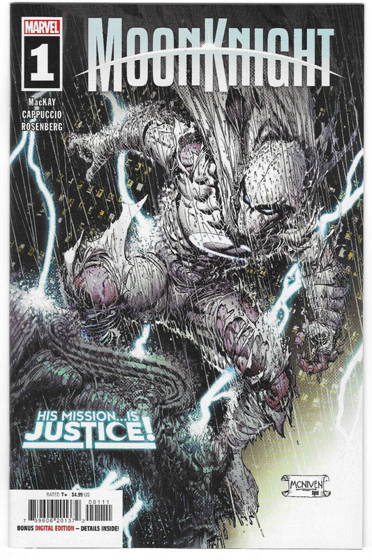 Moon Knight #1 : 2021 : MARVEL : NM : 1st App Dr. Badr + cameo as Hunter's Moon