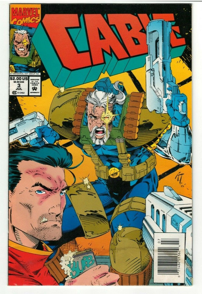 Lot of 7 Comics-Cable Vol. 1 : MARVEL : Issues #3,6,8,12 & 36 + Cable:Blood & Metal #1&2