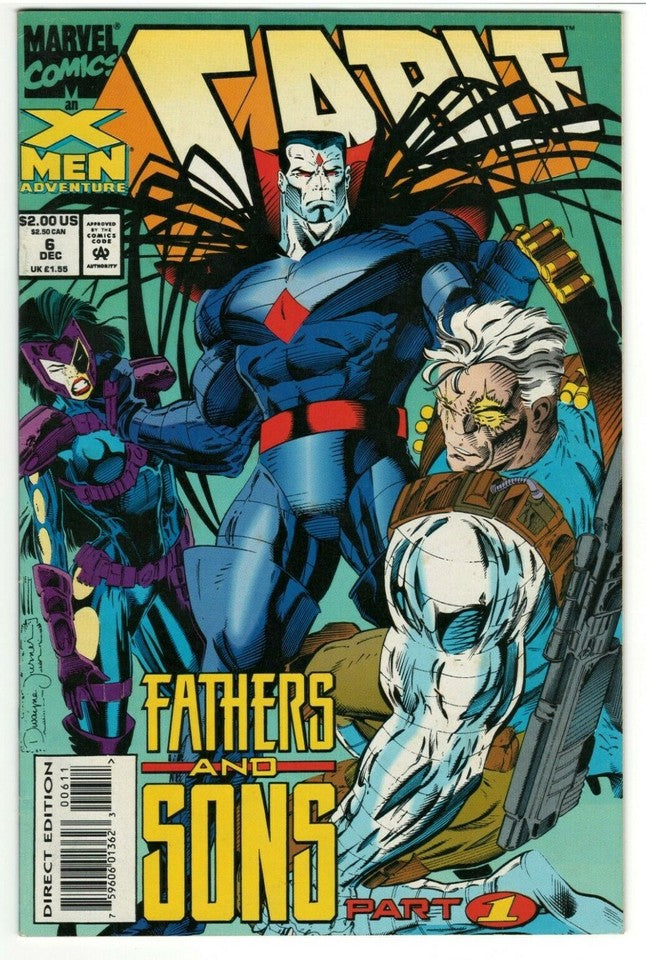 Lot of 7 Comics-Cable Vol. 1 : MARVEL : Issues #3,6,8,12 & 36 + Cable:Blood & Metal #1&2