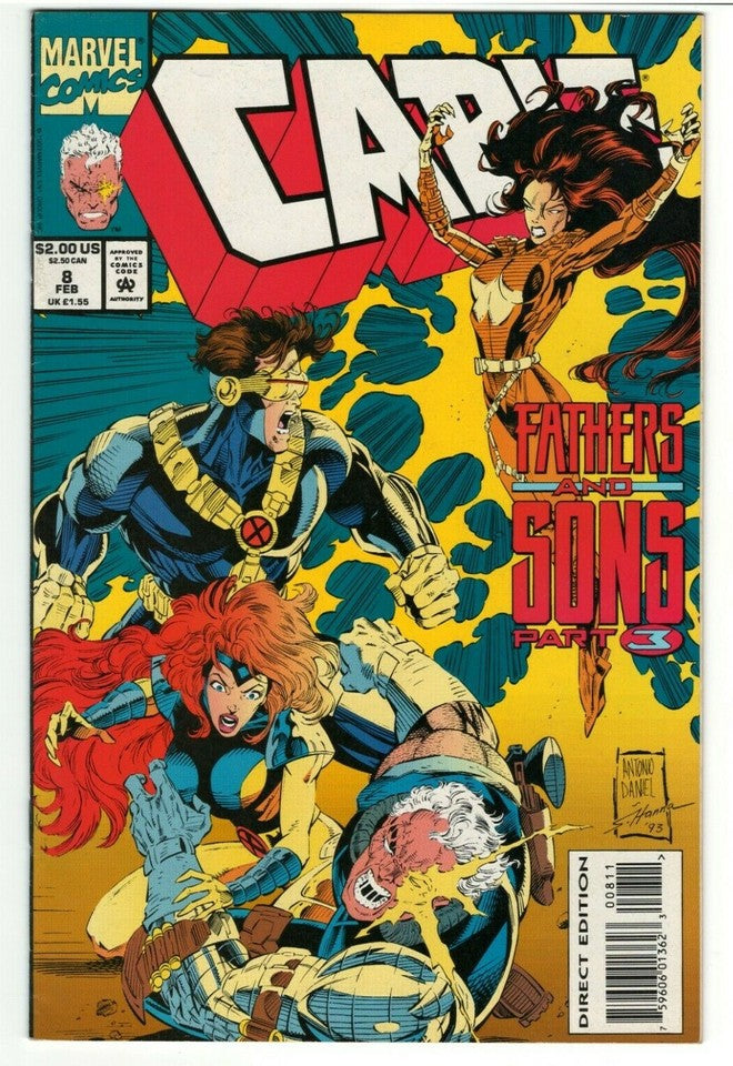 Lot of 7 Comics-Cable Vol. 1 : MARVEL : Issues #3,6,8,12 & 36 + Cable:Blood & Metal #1&2