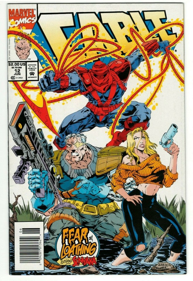 Lot of 7 Comics-Cable Vol. 1 : MARVEL : Issues #3,6,8,12 & 36 + Cable:Blood & Metal #1&2