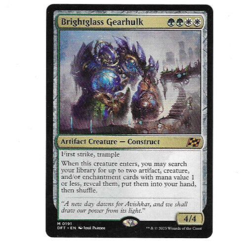 MTG - BRIGHTGLASS GEARHULK * Aetherdrift * MYTHIC *