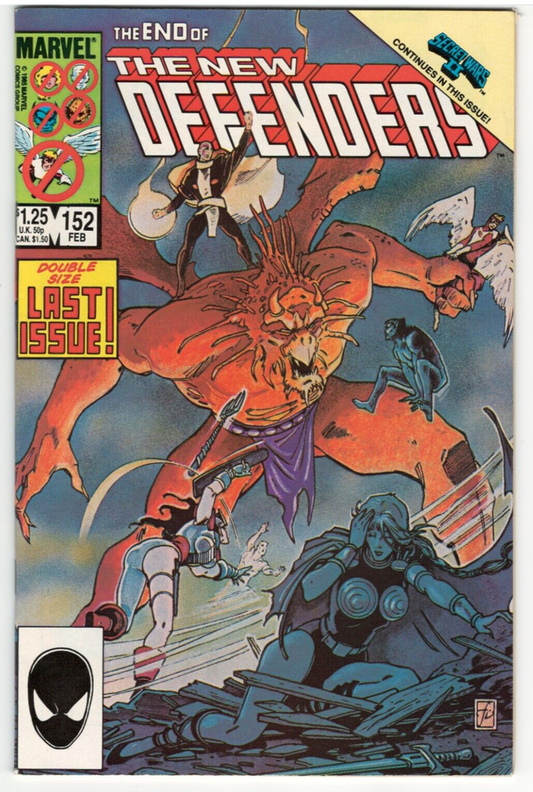 The Defenders #152 : MARVEL : 1986 : Vintage : F/VF