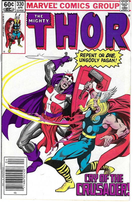 The Mighty Thor #330 : MARVEL : 1983 : F/VF 7.5 : KEY ISSUE