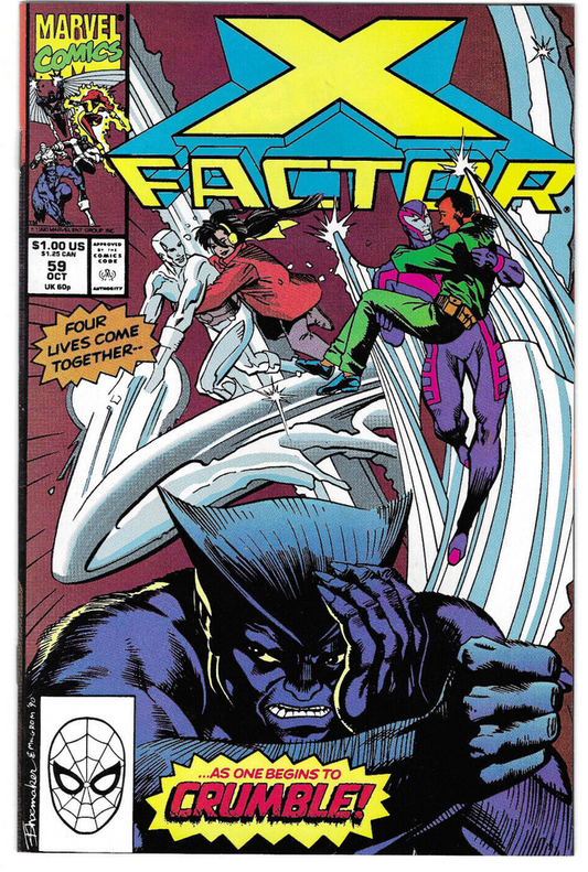X-Factor #59 : MARVEL : 1990 : VINTAGE : NM/M