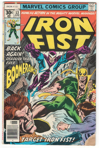 Iron Fist #13 : 1977 : MARVEL : G/VG : VINTAGE