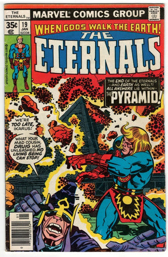 The Eternals #19 : 1977 : MARVEL : F/VF : Final Issue of the series