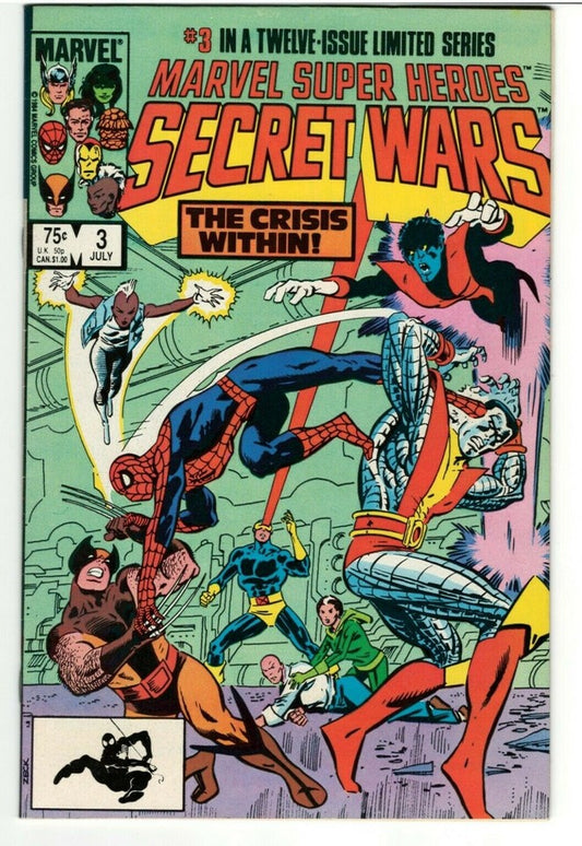 Marvel Super Heroes Secret Wars #3 : 1984 : 1st Appearance of Titania & Volcana