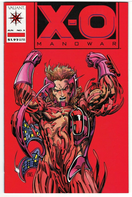 X-O Manowar #5 : Volume 1 : Valiant : 1992 : NM/M