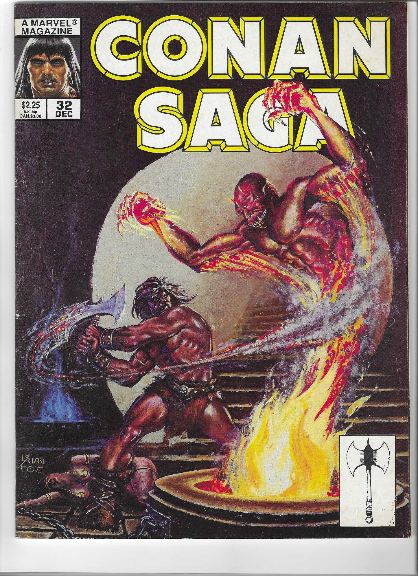 Lot of 10 Conan Saga Magazines #23,32,34,64,66,71,73,74,93 & 96 : F/VF