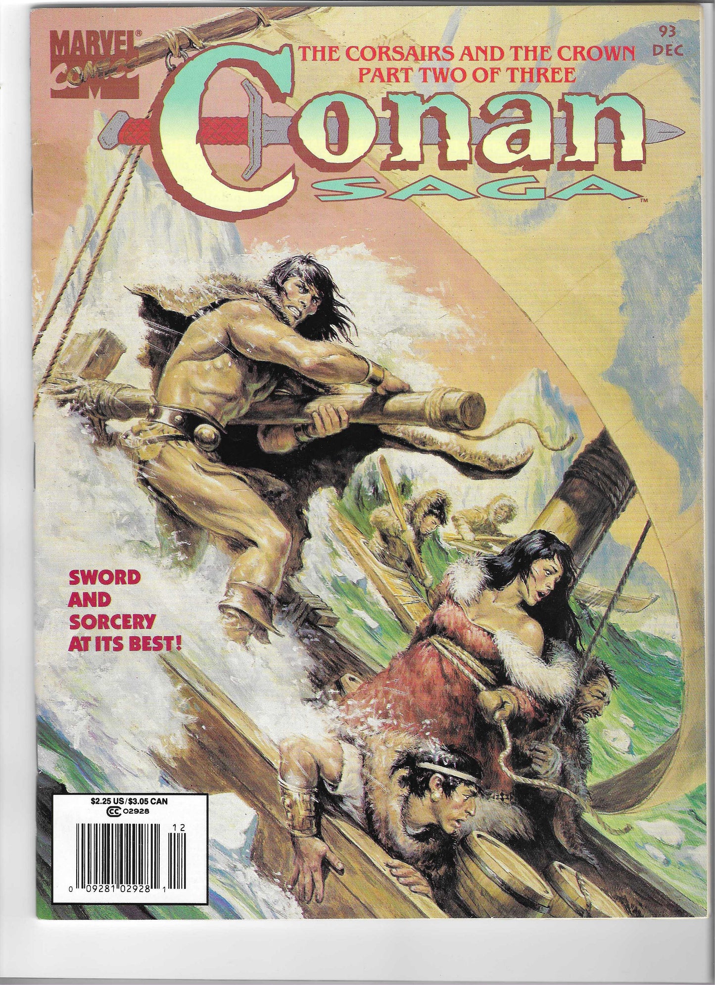 Lot of 10 Conan Saga Magazines #23,32,34,64,66,71,73,74,93 & 96 : F/VF