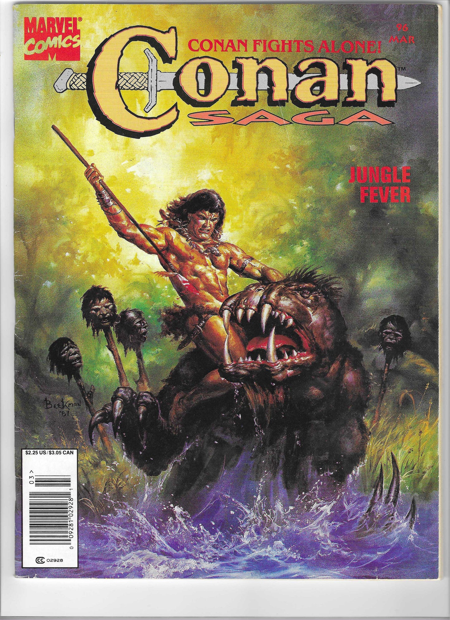 Lot of 10 Conan Saga Magazines #23,32,34,64,66,71,73,74,93 & 96 : F/VF