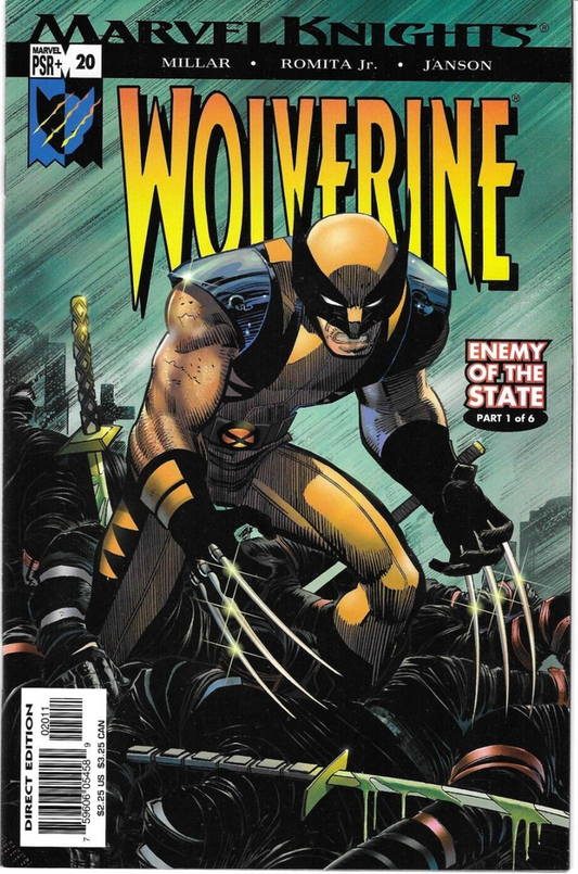 Wolverine #20 : Enemy of the State : 2004 : VF/NM 9.0 : 1st App. Gorgon