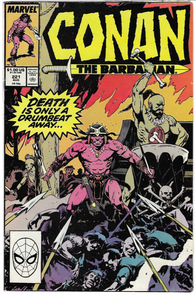 Lot of 10 Conan The Barbarian #189,221,223,227,245,256,263,265,266 & Annual #9