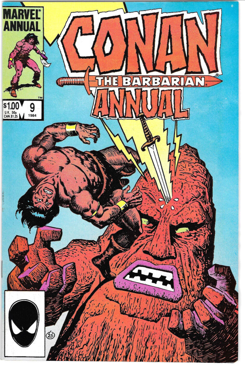 Lot of 10 Conan The Barbarian #189,221,223,227,245,256,263,265,266 & Annual #9