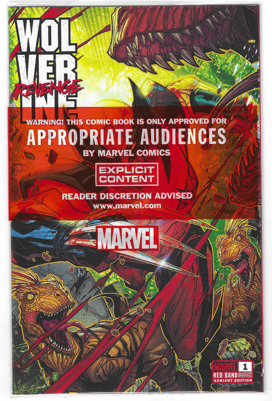 Wolverine: Revenge #1- RED BAND : Jonboy Meyers FACSIMILE : Explicit : 1 of 2500