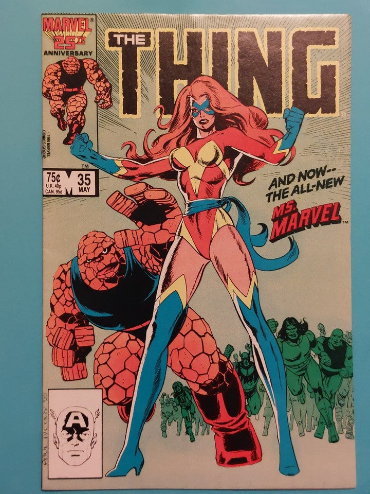 The Thing #35: Marvel: 1986 - 1st App of Ms. Marvel II (Sharon Ventura)
