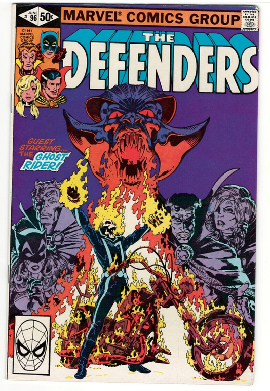 The Defenders #96 : MARVEL : 1981 : Vintage : F/VF