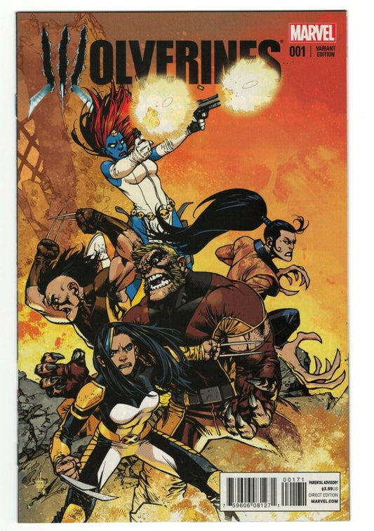 Wolverines #1 : MARVEL : KEY : Jason Howard Variant : Retailer Incentive 1:20