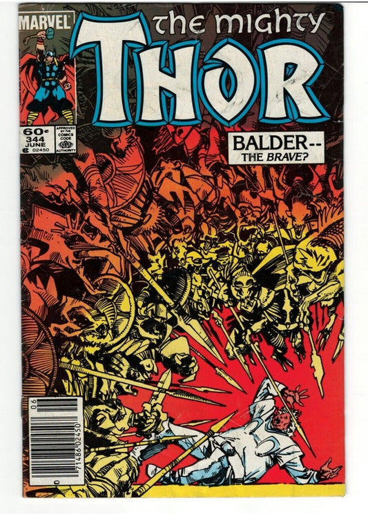 The Mighty Thor #344 : 1st App. of Malekith the Accursed : MARVEL : 1984
