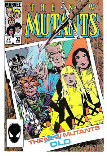 The New Mutants #32 : MARVEL : 1985 : VF/NM : 1st App. Madripoor