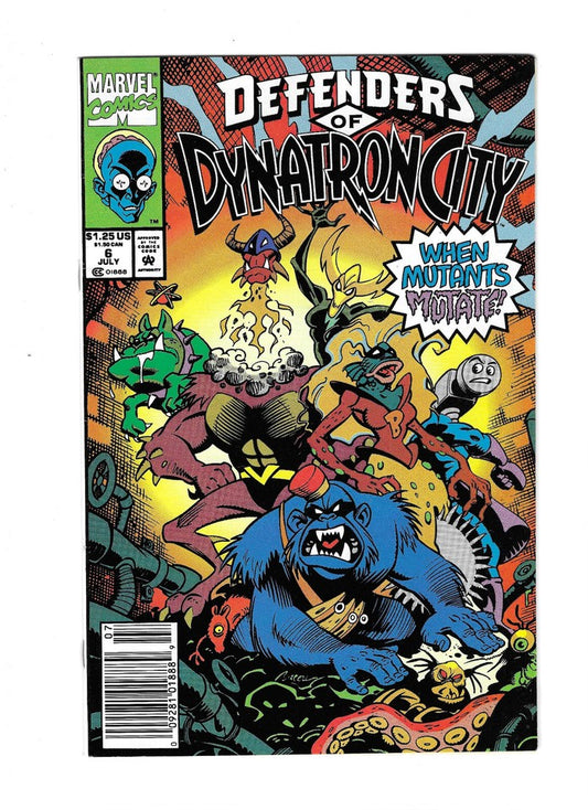 Defenders of Dynatron City #6: Marvel: 1992: VF+