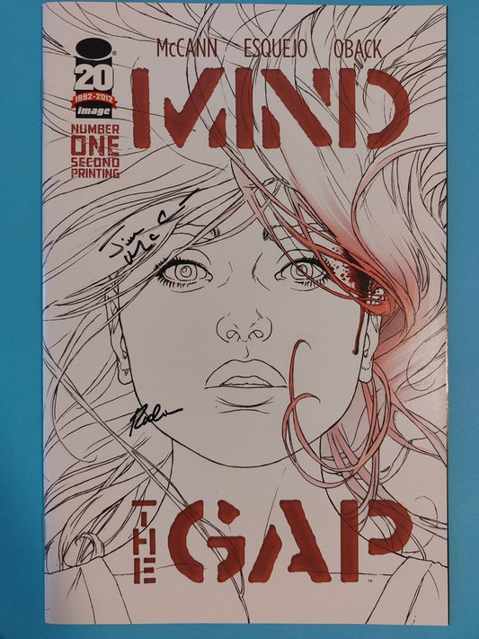 Mind the Gap #1: Image Comics: 2012 !! Signed by Jim McCann and Rodin Esquejo