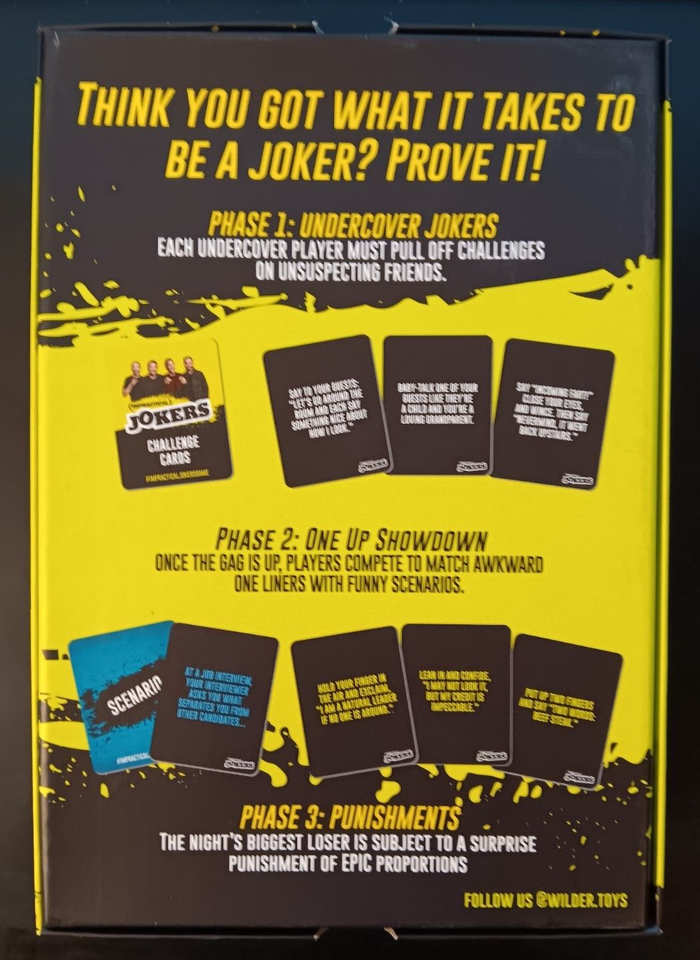 Wilder Games Impractical Jokers: The Game - Box Of Challenges (17+) : IOB