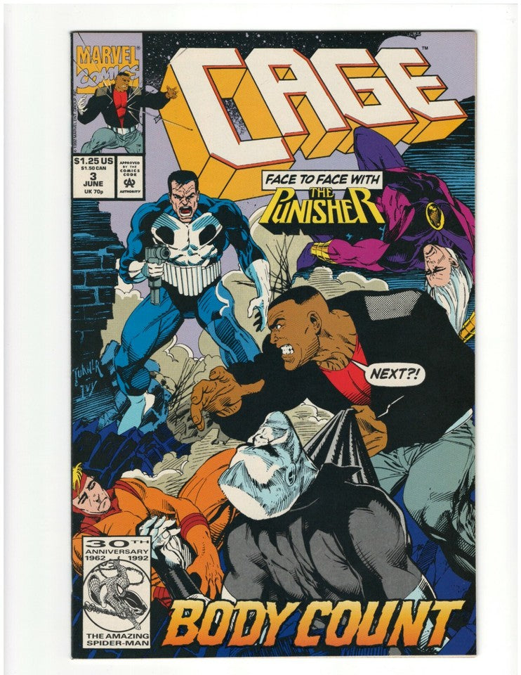 Lot of 4 Cage Issues #3, 4, 5, 7 - The Evil and The Cure - Parts1,3 : MARVEL