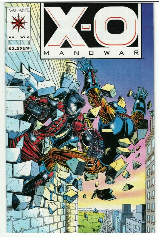 X-O Manowar #6 : Volume 1 : Valiant : 1992 : VF/NM