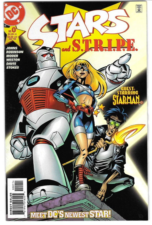 Stars and S.T.R.I.P.E. #0: 1999 : DC Comics : F/VF : 1st App. of Stargirl