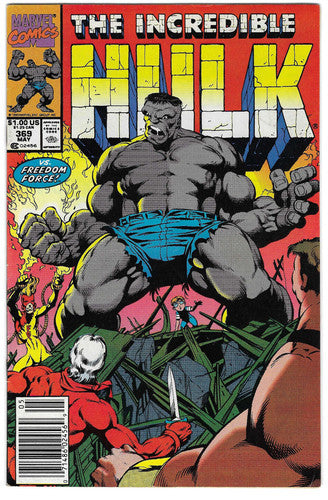 The Incredible Hulk #369 : Marvel : 1990 : Direct Edition : F/VF
