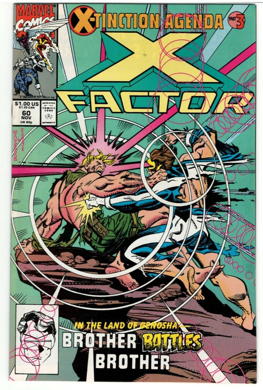 X-Factor #60 : MARVEL : 1990 : VINTAGE : NM/M