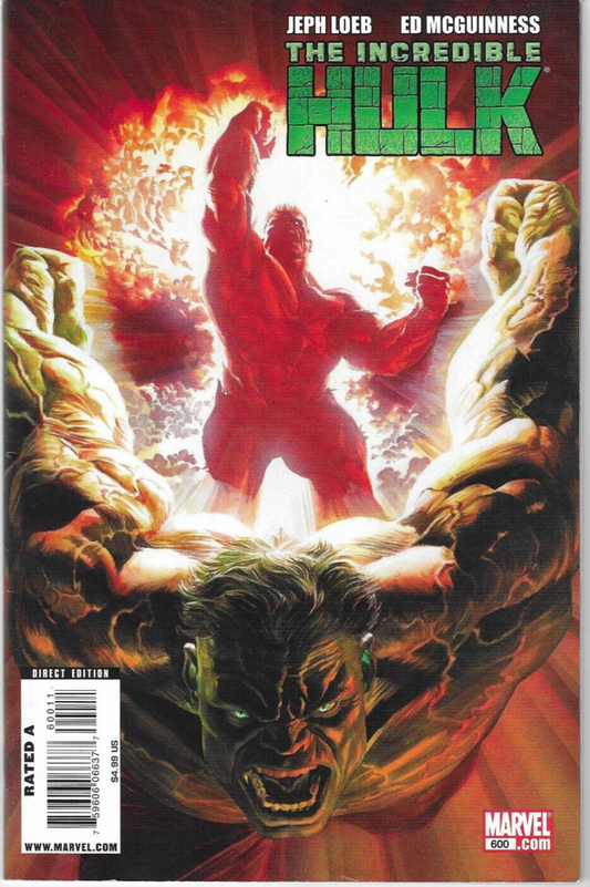 The Incredible Hulk #600 : MARVEL COMICS : 2009 : F/VF 8.5