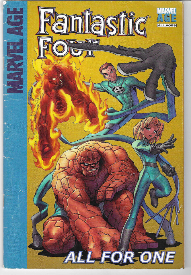 Marvel Age TPB Lot of 4 -Spider-Man, Fantastic Four, Marvel Encyclopedia - 2004