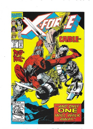 X-Force #15: MARVEL : 1992 : Cable vs Deadpool
