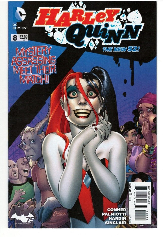 Lot of 4 Harley Quinn Comics - Vol.2 Issues #8,11 & 12- Future's End#1 : DC
