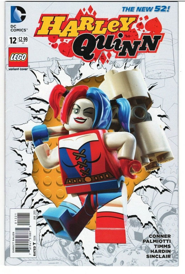 Lot of 4 Harley Quinn Comics - Vol.2 Issues #8,11 & 12- Future's End#1 : DC