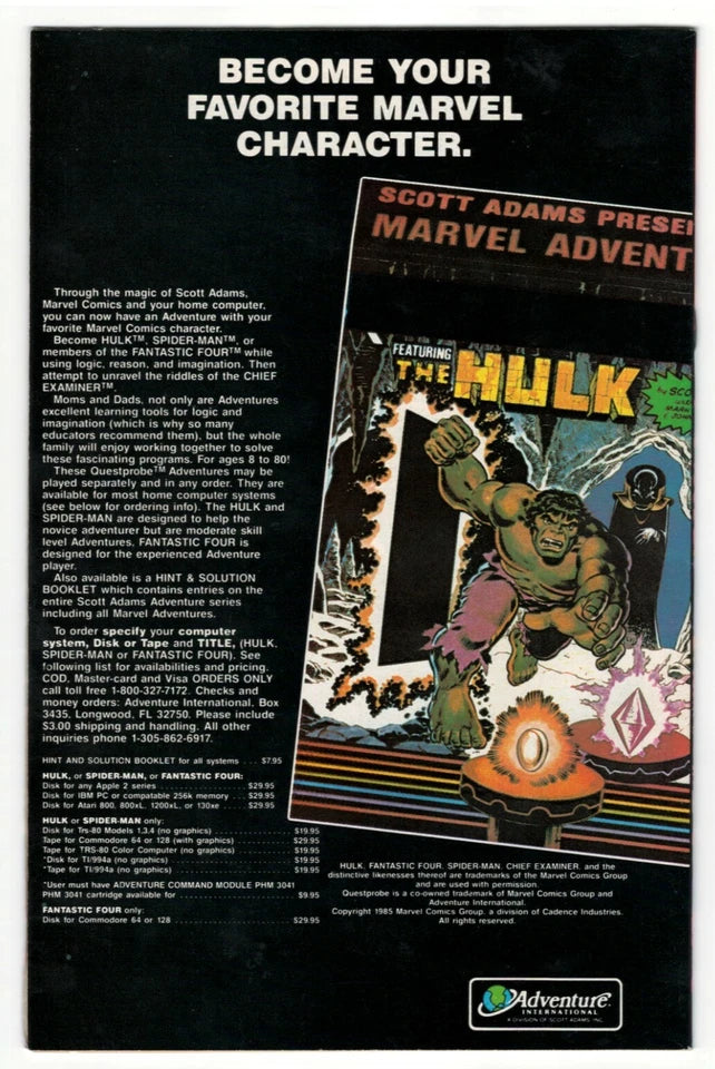 The Uncanny X-Men #205 : MARVEL : VINTAGE : 1986