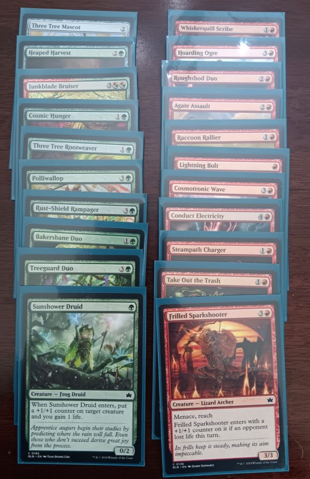 MTG - Muerra, Trash Tactician : Custom Raccoon Commander Deck :* FULLY SLEEVED *