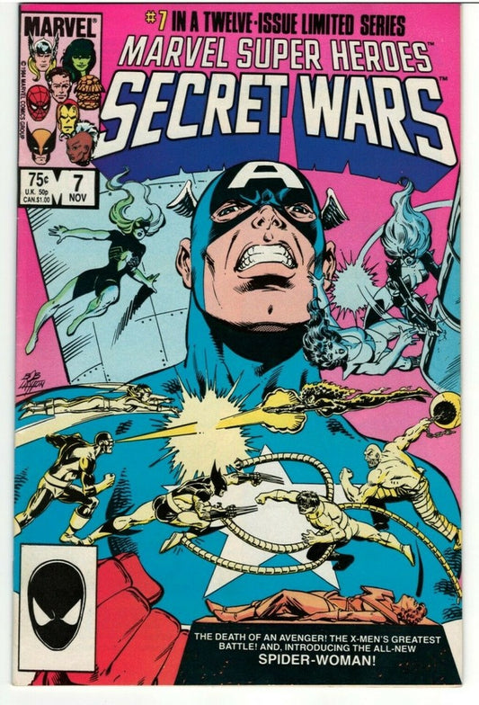 Marvel Super Heroes Secret Wars #7 :1st App. of Julia Carpenter as Spider-Woman