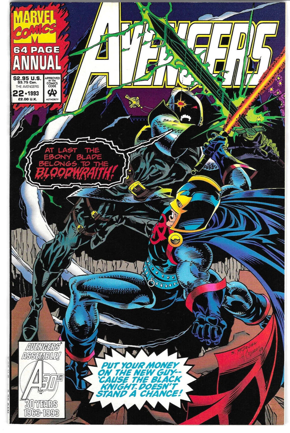 Avengers Annual #22 : MARVEL : 1993 : vs Bloodwraith