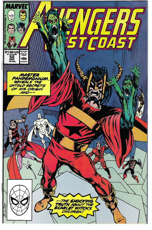 Avengers West Coast #52 (1989)