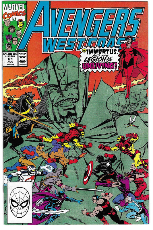 Avengers West Coast #61 (1990)